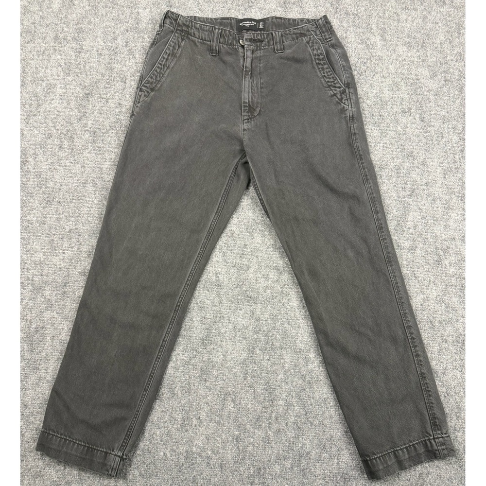 Abercrombie & Fitch Lightweight Jean Loose Fit Washed Black Mens 32x32